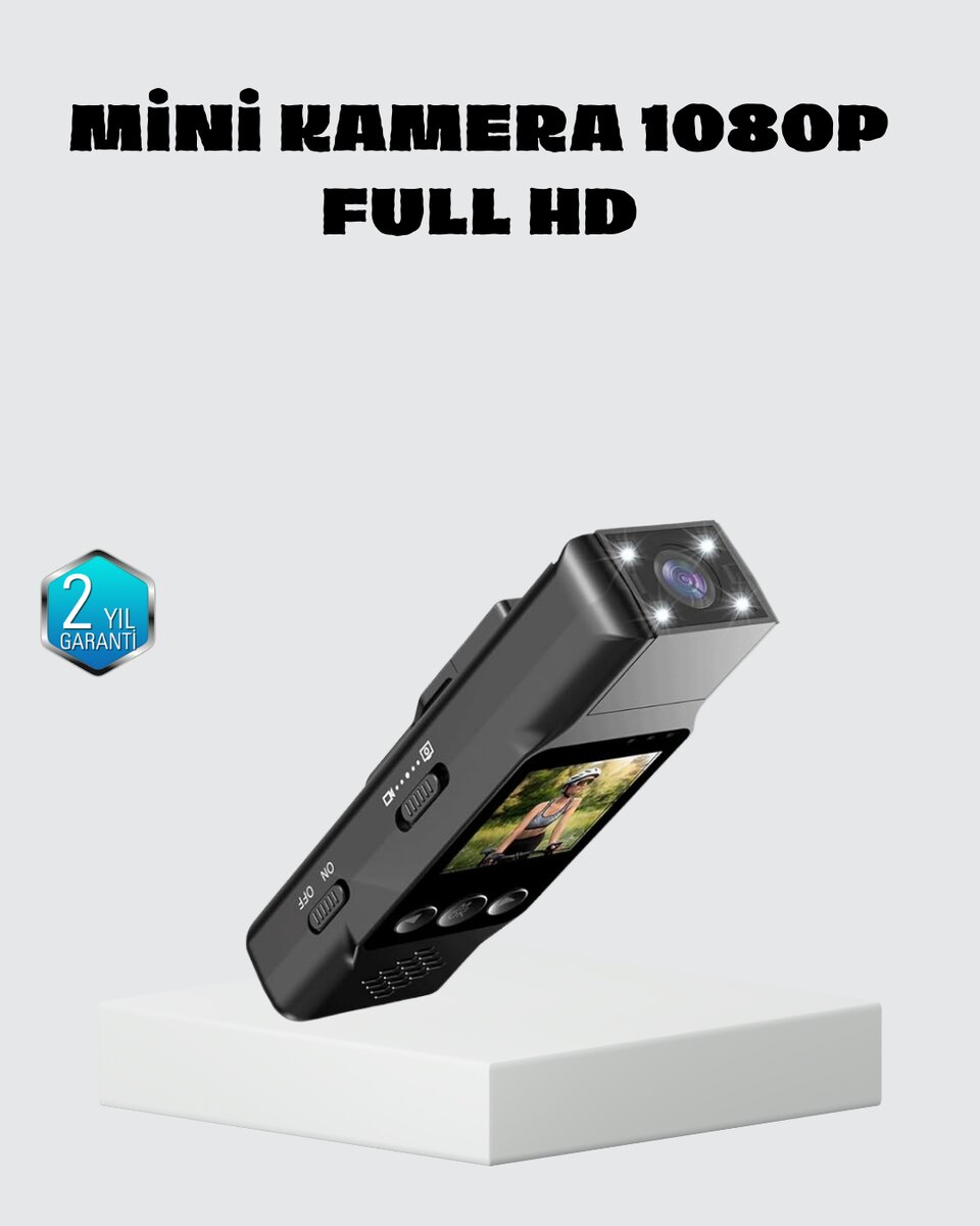 Mini Güvenlik Kamerası 1080P 3MP Fotoğraf 180° Ayarlanabilir Lens USB Şarjlı 1 Mini Güvenlik Kamerası 1080P 3MP Fotoğraf 180° Ayarlanabilir Lens USB Şarjlı