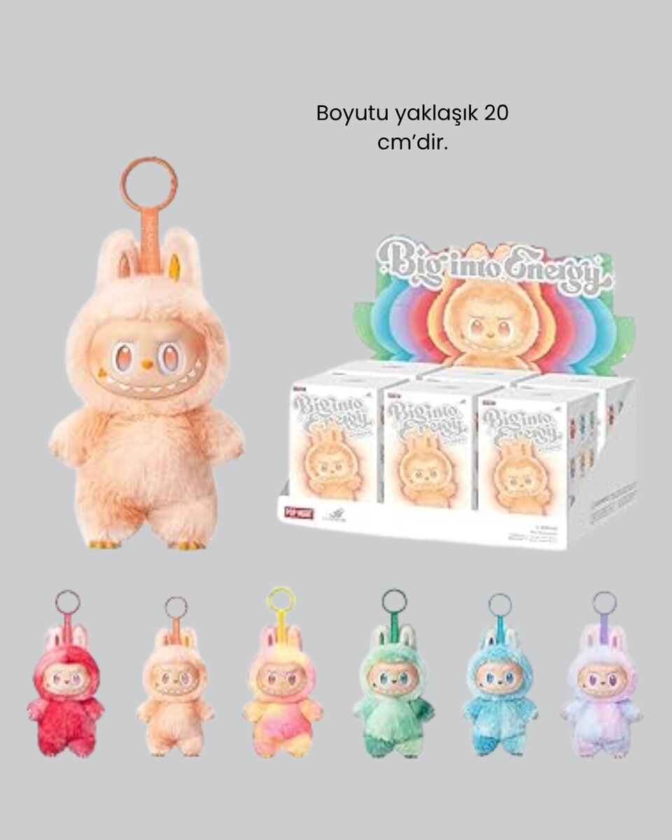 Dekoratif Yumuşak Labubu Peluş Figür – Koleksiyonluk ve Çocuklara Uygun Hediye 20 cm 2 Dekoratif Yumuşak Labubu Peluş Figür – Koleksiyonluk ve Çocuklara Uygun Hediye 20 cm - Görsel 2