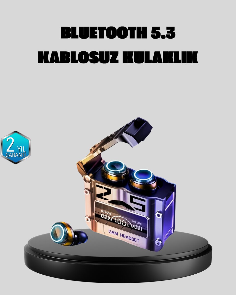Bluetooth 5.3 Kablosuz Kulaklık – Ultra HD Ses Kalitesi Gürültü Engelleme 1 Bluetooth 5.3 Kablosuz Kulaklık – Ultra HD Ses Kalitesi Gürültü Engelleme