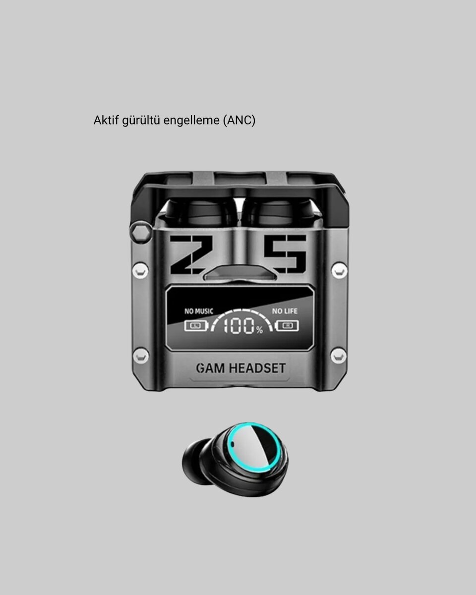 Gürültü Engelleyici Kablosuz Bluetooth Kulaklık – Oyun ve Müzik İçin Profesyonel Ses 2 Gürültü Engelleyici Kablosuz Bluetooth Kulaklık – Oyun ve Müzik İçin Profesyonel Ses - Görsel 2