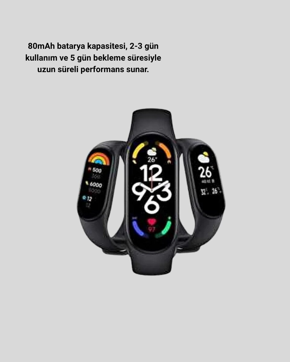Akıllı Spor Bilekliği – Kalp Atış, Kan Basıncı, Uyku Takip ve Bildirim Özellikli 3 Akıllı Spor Bilekliği – Kalp Atış, Kan Basıncı, Uyku Takip ve Bildirim Özellikli - Görsel 3