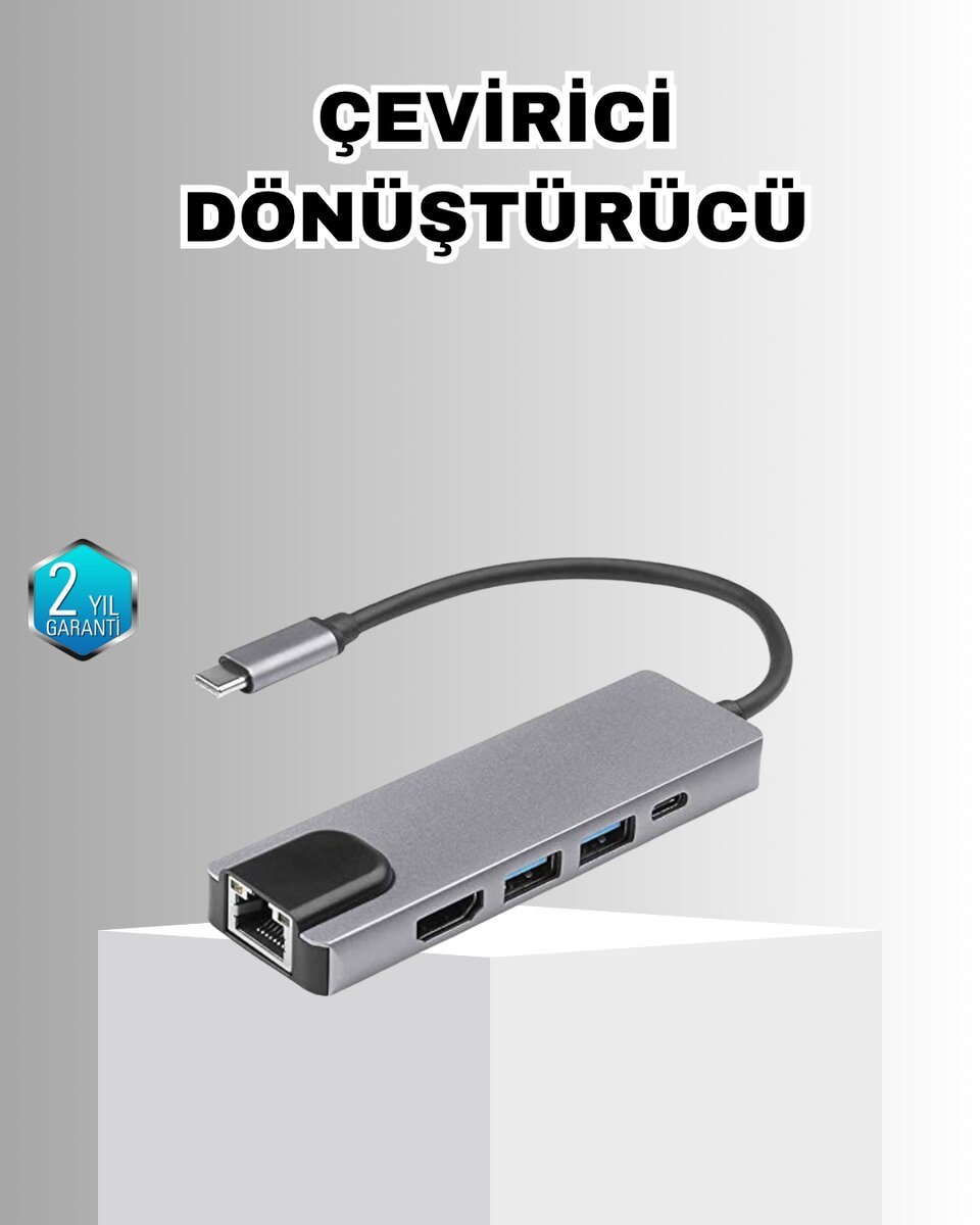 Alüminyum Kasalı MacBook USB-C Hub – 4K HDMI USB 3.0 SD/TF Kart Girişi PD Şarj Desteği 1 Alüminyum Kasalı MacBook USB-C Hub – 4K HDMI USB 3.0 SD/TF Kart Girişi PD Şarj Desteği