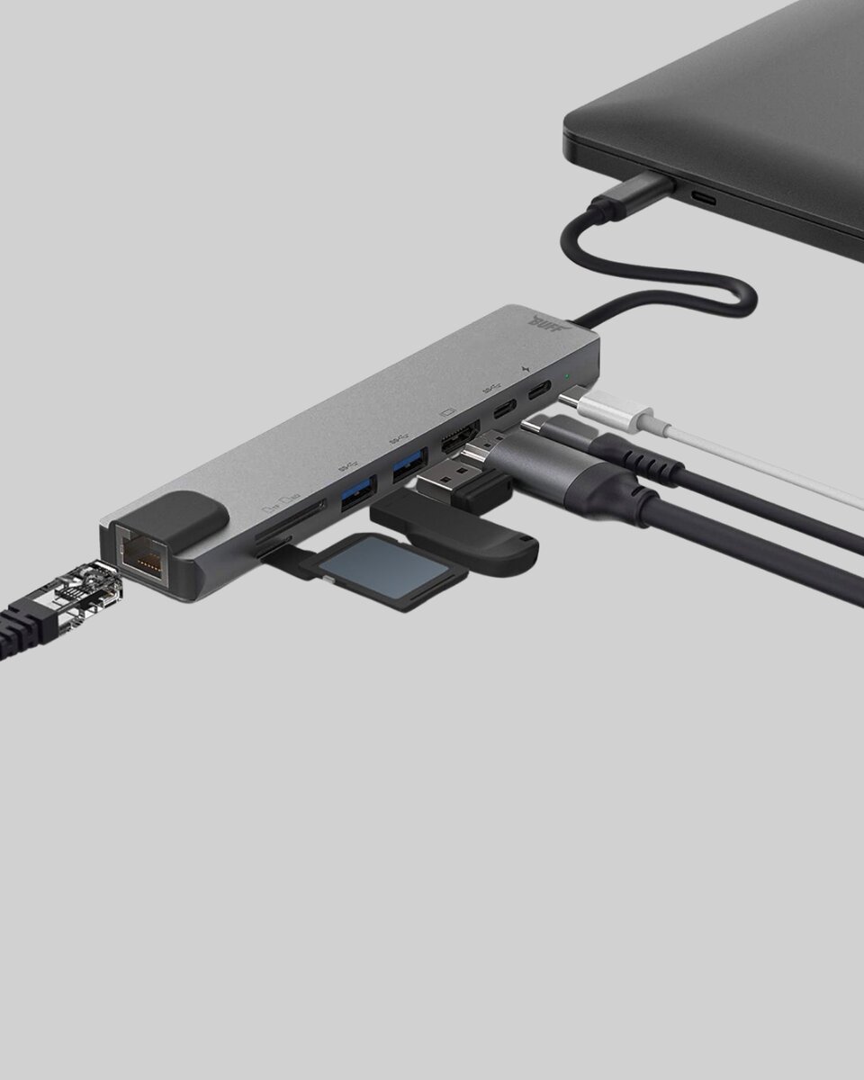 Alüminyum Kasalı MacBook USB-C Hub – 4K HDMI USB 3.0 SD/TF Kart Girişi PD Şarj Desteği 4 Alüminyum Kasalı MacBook USB-C Hub – 4K HDMI USB 3.0 SD/TF Kart Girişi PD Şarj Desteği - Görsel 4