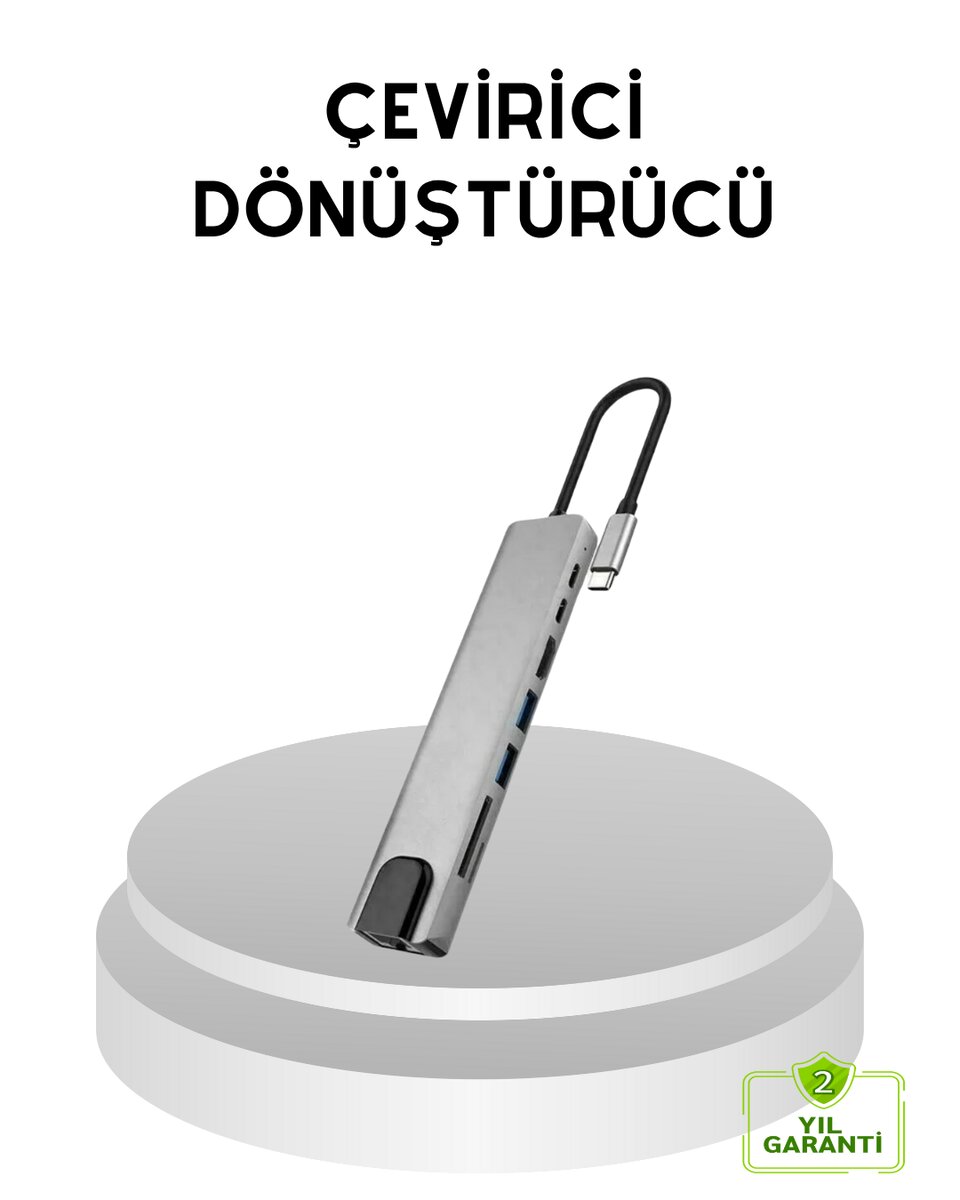 Dönüştürücü Hub – Kompakt Dayanıklı ve Yüksek Hızlı Bağlantı 1 Dönüştürücü Hub – Kompakt Dayanıklı ve Yüksek Hızlı Bağlantı