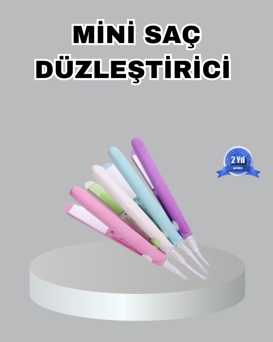 Mini Seramik Saç Düzleştirici – Kompakt Boy, 180°C Hızlı Isınma, Seyahat Tipi 1 Mini Seramik Saç Düzleştirici – Kompakt Boy, 180°C Hızlı Isınma, Seyahat Tipi
