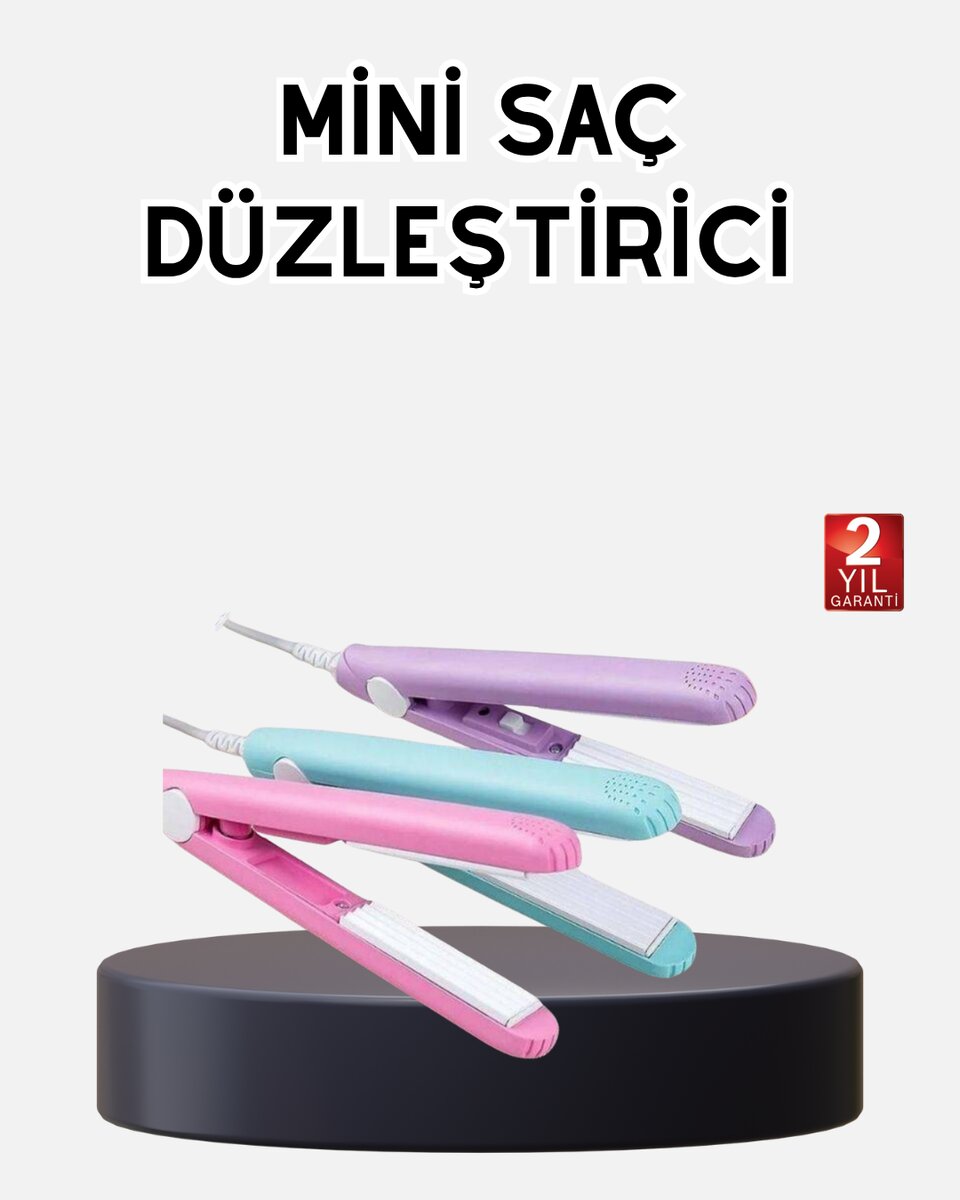Seyahat Tipi Mini Saç Düzleştirici – Seramik Kaplama, Hızlı Isınma, Kompakt Tasarım 1 Seyahat Tipi Mini Saç Düzleştirici – Seramik Kaplama, Hızlı Isınma, Kompakt Tasarım