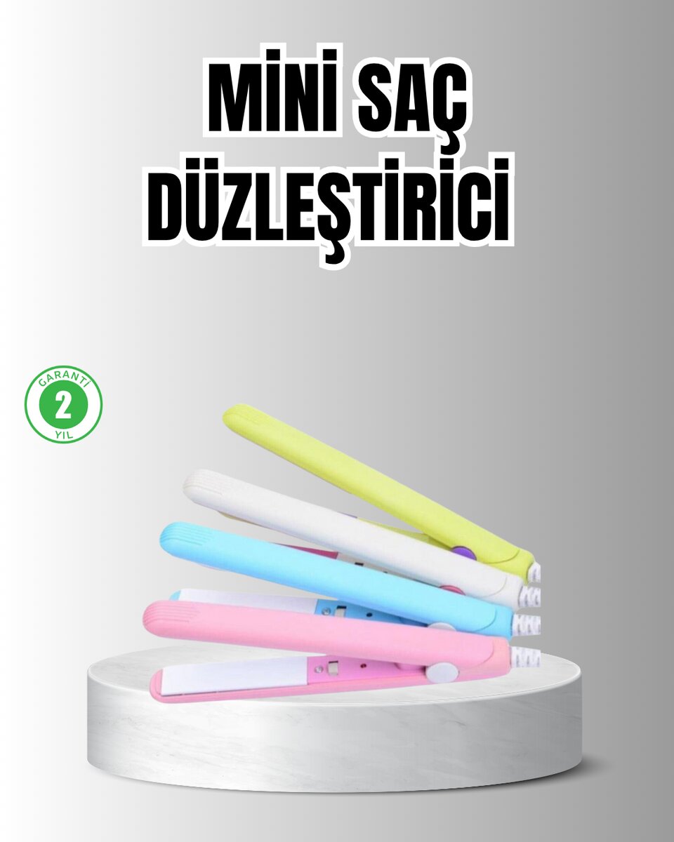 Taşınabilir Seramik Kaplama Mini Saç Düzleştirici – Seyahat ve Günlük Kullanım İçin İdeal 1 Taşınabilir Seramik Kaplama Mini Saç Düzleştirici – Seyahat ve Günlük Kullanım İçin İdeal