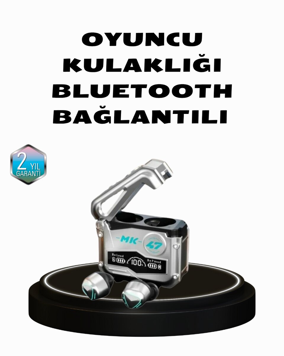 Kablosuz Spor Kulaklık – Düşük Gecikmeli Oyun Modu Powerbank Şarj Kutusu 1 Kablosuz Spor Kulaklık – Düşük Gecikmeli Oyun Modu Powerbank Şarj Kutusu