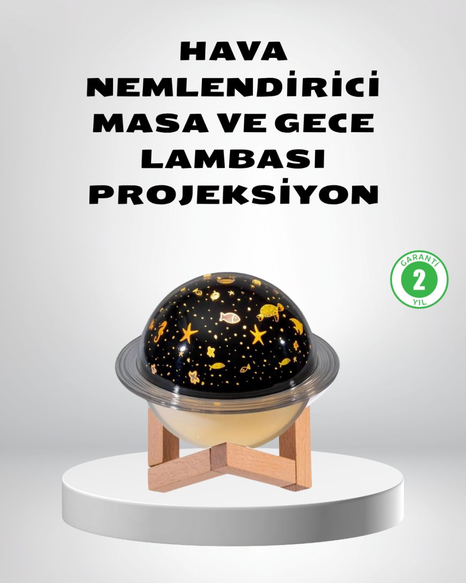 USB Projeksiyon Gece Lambası ve Hava Nemlendirici – Aromaterapi Destekli Taşınabilir Mini 1 USB Projeksiyon Gece Lambası ve Hava Nemlendirici – Aromaterapi Destekli Taşınabilir Mini