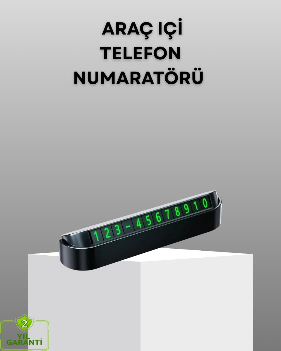 Gri Alüminyum Araç İçi Telefon Numaratörü – Dayanıklı Modern ve Net Görünürlük Sağlayan Tasarım 1 Gri Alüminyum Araç İçi Telefon Numaratörü – Dayanıklı Modern ve Net Görünürlük Sağlayan Tasarım