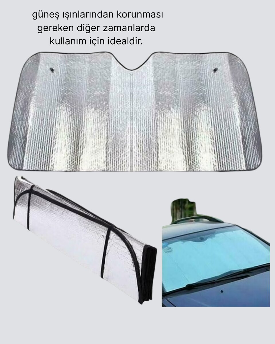 Katlanabilir Araba Güneşliği – UV Işınlarına Karşı Maksimum Koruma 3 Katlanabilir Araba Güneşliği – UV Işınlarına Karşı Maksimum Koruma - Görsel 3
