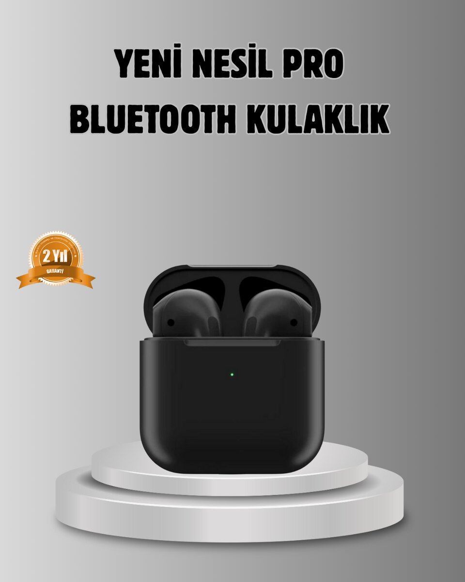 Tws Pro 5 3D HD Ses Bluetooth Kulaklık – Kablosuz, Ergonomik, Şarj Kutulu, Gürültü Engelleme 1 Tws Pro 5 3D HD Ses Bluetooth Kulaklık – Kablosuz, Ergonomik, Şarj Kutulu, Gürültü Engelleme