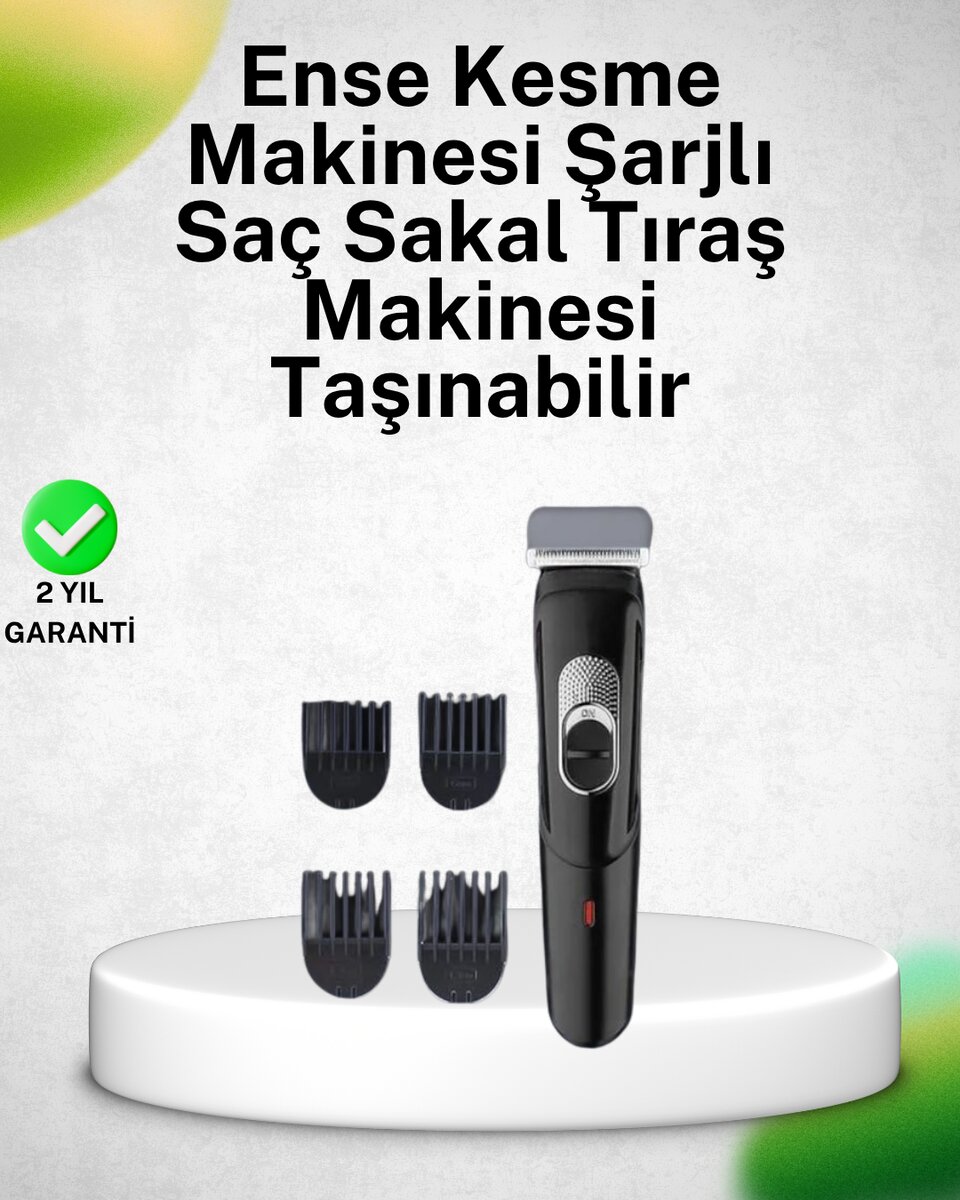 Paslanmaz Bıçaklı Şarjlı ve Sessiz Saç Sakal Kesme Makinesi – Ev Kullanımı İçin İdeal 1 Paslanmaz Bıçaklı Şarjlı ve Sessiz Saç Sakal Kesme Makinesi – Ev Kullanımı İçin İdeal