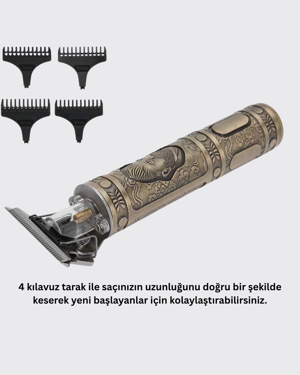 Kompakt Tasarımlı Uzun Pil Ömürlü Saç Sakal Kesme Makinesi 3 Kompakt Tasarımlı Uzun Pil Ömürlü Saç Sakal Kesme Makinesi - Görsel 3