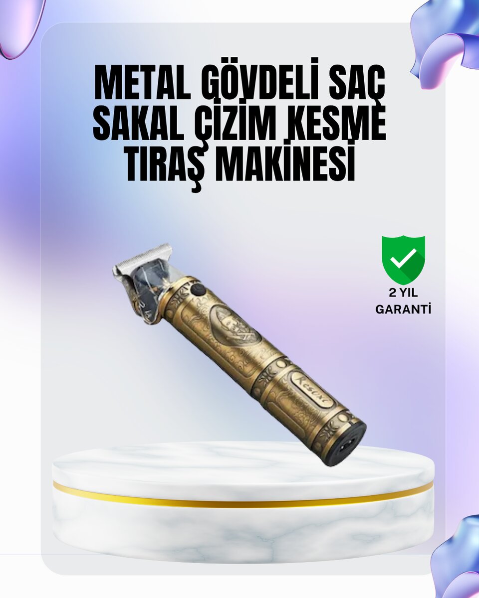 4 Kılavuz Taraklı Profesyonel Saç ve Sakal Kesme Makinesi 1 4 Kılavuz Taraklı Profesyonel Saç ve Sakal Kesme Makinesi