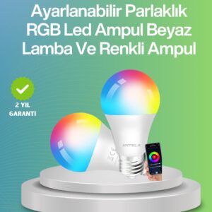 Haydiburaya 107 Uzaktan Kumandalı Akıllı LED Ampul Enerji Tasarruflu