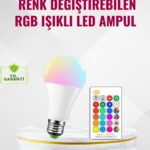 9 Watt Beyaz Işık ve Renk Ayarlı Akıllı LED Ampul