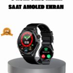 AMOLED Ekranlı Smartwatch – 3 Kordonlu, Kalp Atış & Uyku Takipli Akıllı Saat