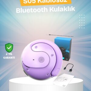 S05 Kablosuz Kulaklık – Küçük Kulak Yapılarına Uygun Kayma Yapmayan Tasarım