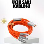 Hızlı Şarj Uyumlu Şarj Kablosu – Esnek Yapı Güçlü Bağlantı Yüksek Performans