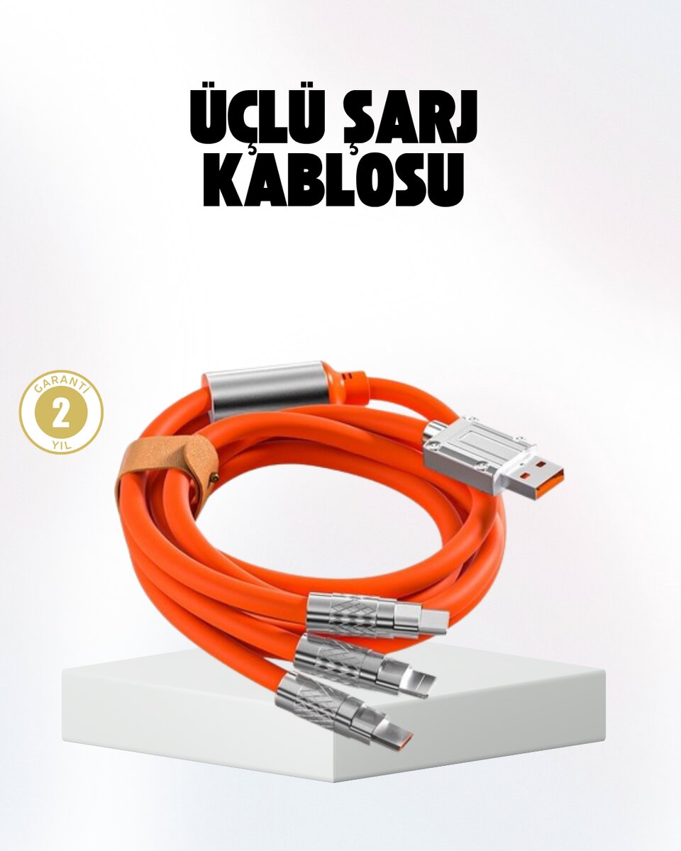Hızlı Şarj Uyumlu Şarj Kablosu – Esnek Yapı Güçlü Bağlantı Yüksek Performans 1 Hızlı Şarj Uyumlu Şarj Kablosu – Esnek Yapı Güçlü Bağlantı Yüksek Performans
