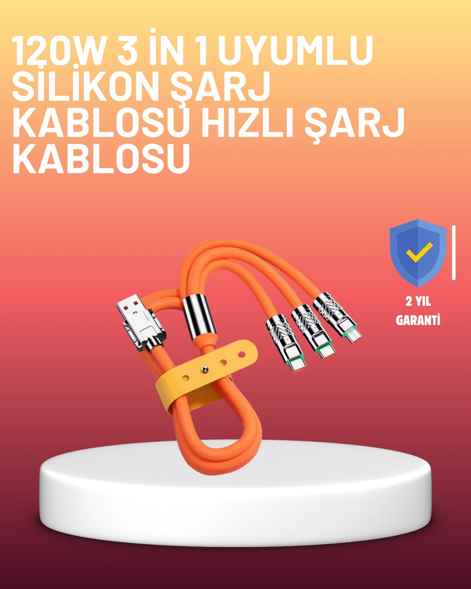 Çinko Alaşımlı Uçlu 120 W Şarj Kablosu – Dolaşmaya Dayanıklı 1,2 m USB Kablo 1 Çinko Alaşımlı Uçlu 120 W Şarj Kablosu – Dolaşmaya Dayanıklı 1,2 m USB Kablo