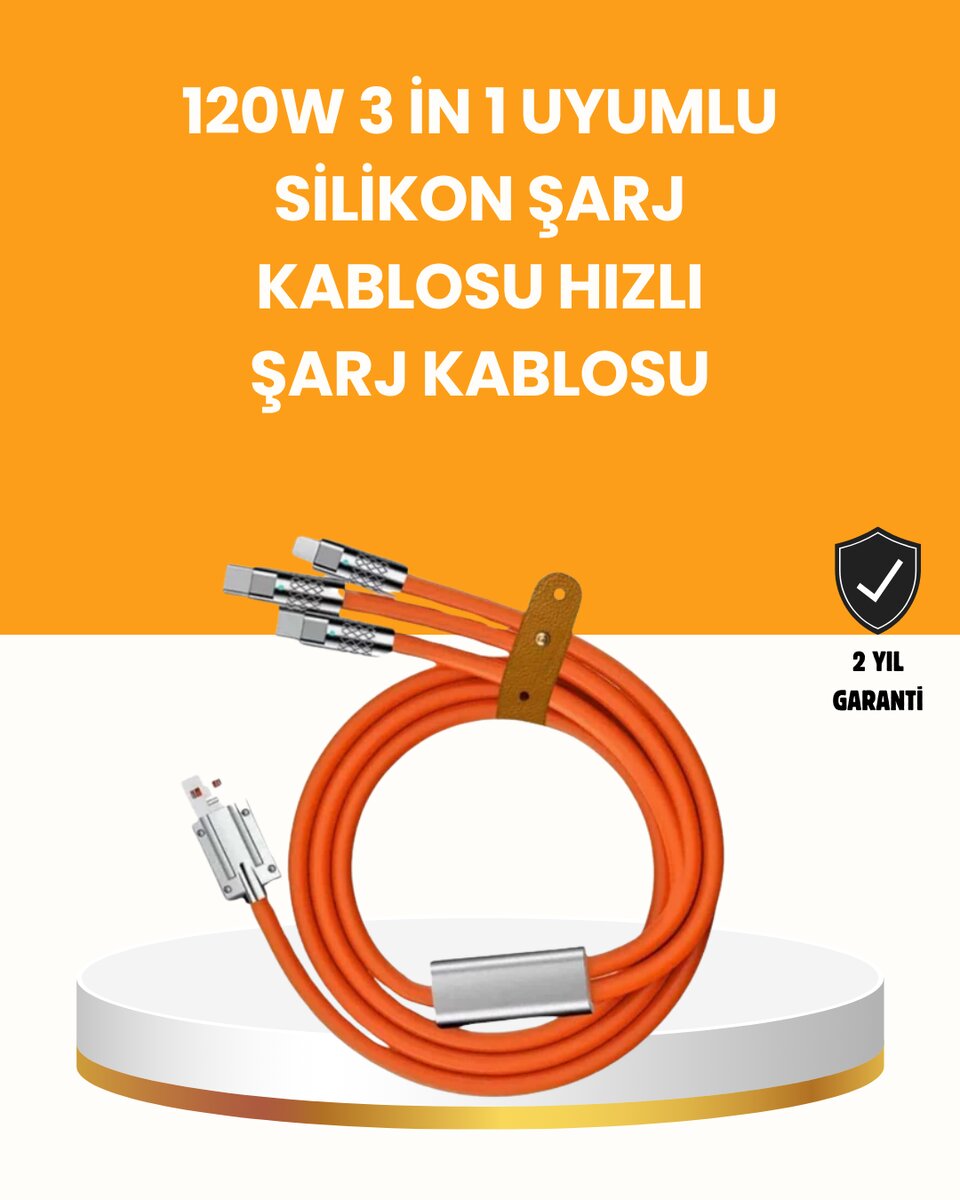 Çoklu Cihaz Dostu 120 W Hızlı Şarj Kablosu – Tek Kablo ile Her Cihaz Elinizin Altında 1 Çoklu Cihaz Dostu 120 W Hızlı Şarj Kablosu – Tek Kablo ile Her Cihaz Elinizin Altında