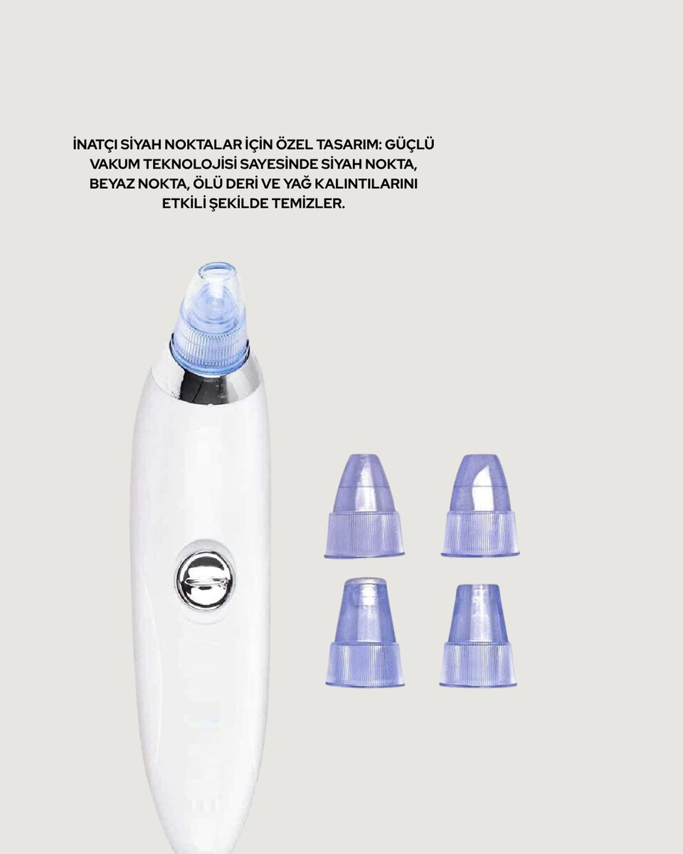 Gözenek Açıcı Buhar Etkili Vakumlu Siyah Nokta Temizleyici – Farklı Cilt Tiplerine Uygun 2 Gözenek Açıcı Buhar Etkili Vakumlu Siyah Nokta Temizleyici – Farklı Cilt Tiplerine Uygun - Görsel 2