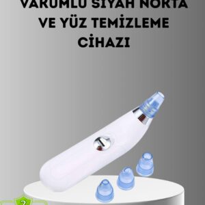 Siyah Nokta ve Gözenek Temizleyici Vakumlu Cihaz – Masajlı Derin Temizlik Teknolojisi