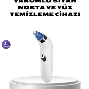 Vakumlu Siyah Nokta Temizleme Cihazı – 5 Kademe Güç ve 4 Başlıklı Derin Cilt Bakımı