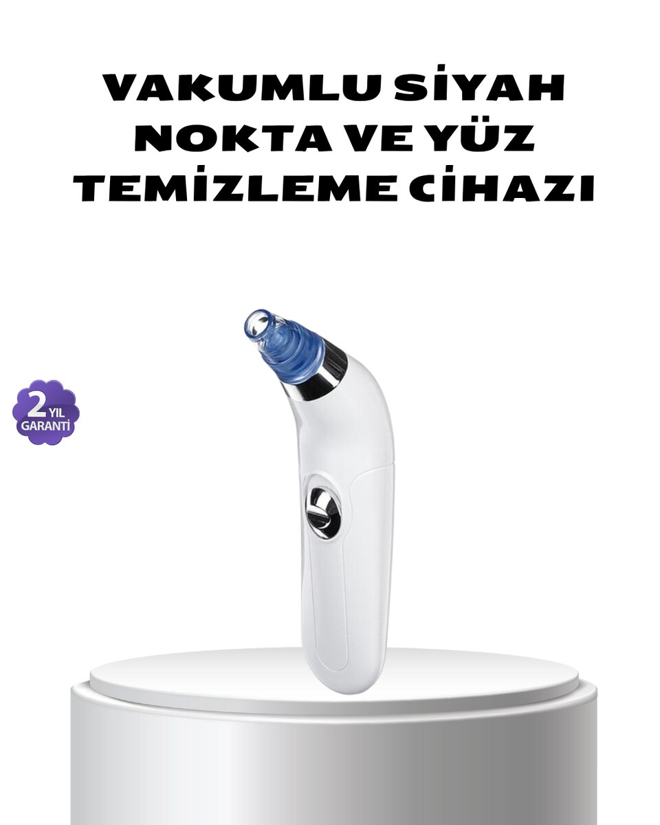 Vakumlu Siyah Nokta Temizleme Cihazı – 5 Kademe Güç ve 4 Başlıklı Derin Cilt Bakımı 1 Vakumlu Siyah Nokta Temizleme Cihazı – 5 Kademe Güç ve 4 Başlıklı Derin Cilt Bakımı