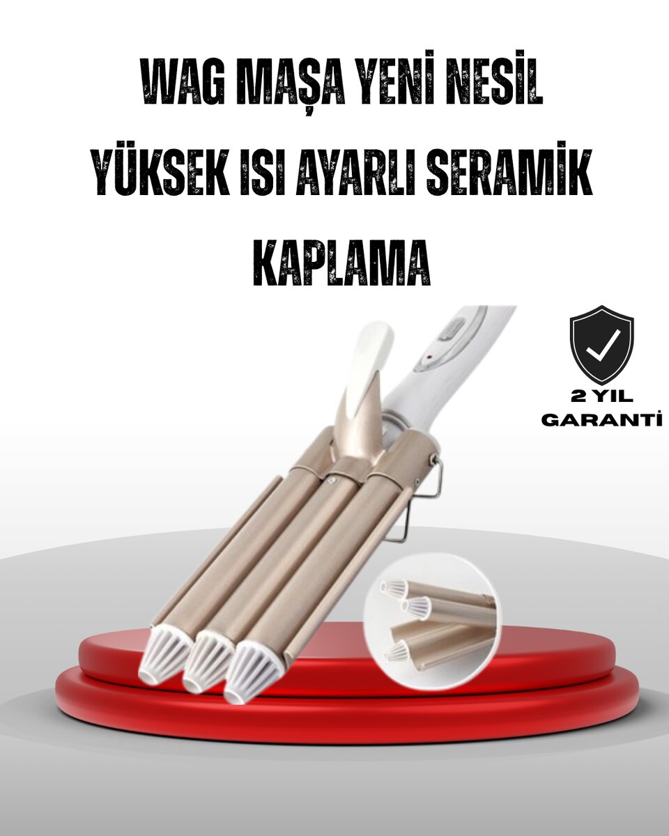 Ayarlanabilir Isı Ayarıyla Profesyonel Bukle Maşası – Hızlı ve Nazik Şekillendirme 1 Ayarlanabilir Isı Ayarıyla Profesyonel Bukle Maşası – Hızlı ve Nazik Şekillendirme