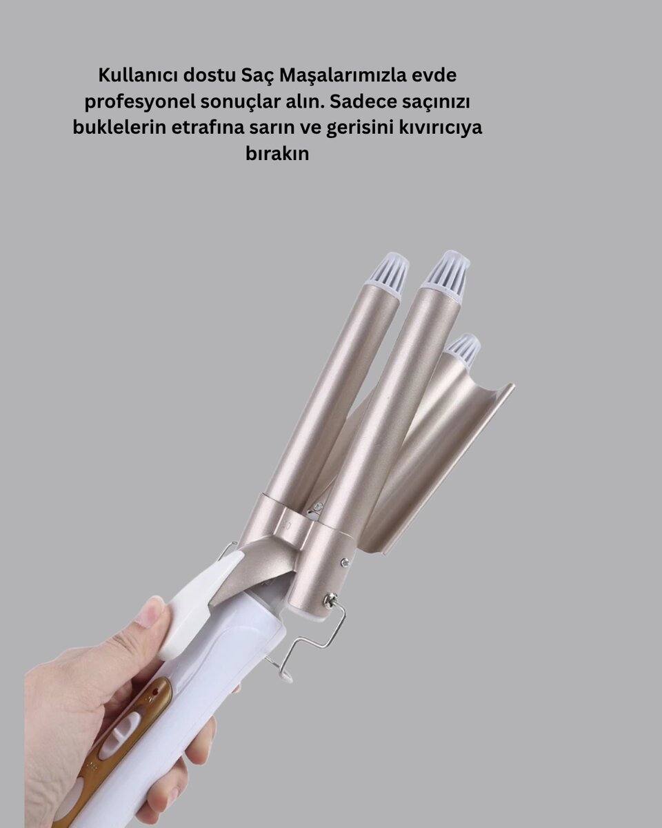 Ayarlanabilir Isı Ayarıyla Profesyonel Bukle Maşası – Hızlı ve Nazik Şekillendirme 3 Ayarlanabilir Isı Ayarıyla Profesyonel Bukle Maşası – Hızlı ve Nazik Şekillendirme - Görsel 3