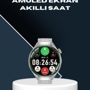 Haydiburaya 12 Akıllı Saat Bluetooth Görüşme Destekli – Spor Sağlık ve Bildirim Özellikli