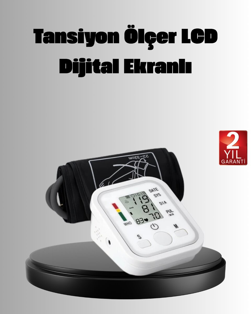 Üst Koldan Ölçüm Dijital Tansiyon Aleti – IHB Aritmi Uyarılı ve Çift Hafızalı (Kopya) 1 Üst Koldan Ölçüm Dijital Tansiyon Aleti – IHB Aritmi Uyarılı ve Çift Hafızalı (Kopya)
