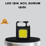 USB Şarjlı 800 Lümen LED Fener – Mini Boy, 3 Işık Modlu, Anahtarlık Tipi El Feneri