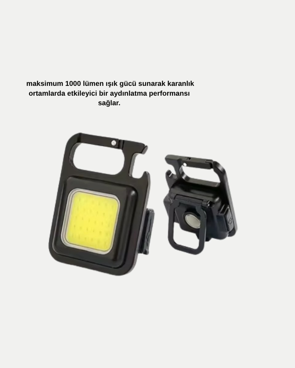 USB Type-C Şarjlı Mini Fener – Manyetik Katlanabilir ve Şişe Açacaklı Tasarım 4 USB Type-C Şarjlı Mini Fener – Manyetik Katlanabilir ve Şişe Açacaklı Tasarım - Görsel 4
