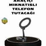 360° Dönebilen Katlanır Manyetik Araç Telefon Tutucu – MagSafe Uyumlu, Kompakt ve Şık Tasarım