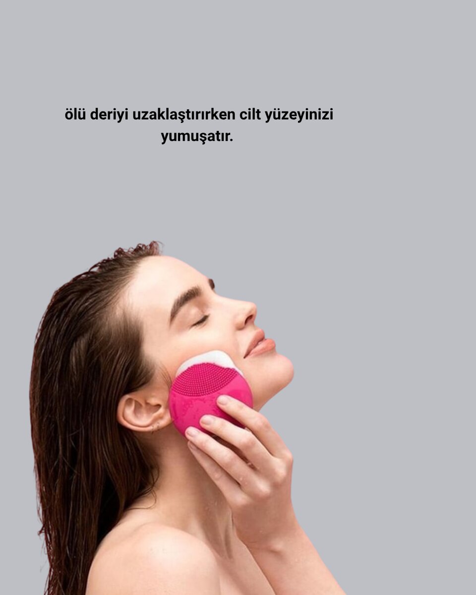 3 Fonksiyonlu Yüz Temizleme ve Masaj Cihazı – Su Geçirmez Şarjlı Ölü Deri Temizleyici ve Cilt Yenileyici 2 3 Fonksiyonlu Yüz Temizleme ve Masaj Cihazı – Su Geçirmez Şarjlı Ölü Deri Temizleyici ve Cilt Yenileyici - Görsel 2