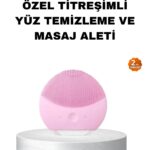 Silikon Yüz Temizleme ve Masaj Aleti – Su Geçirmez Taşınabilir ve Cilt Dostu