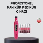 Tırnak Matkap Makinesi – Profesyonel Manikür Pedikür Cihazı, Ayarlanabilir Hız ve Sessiz Çalışma