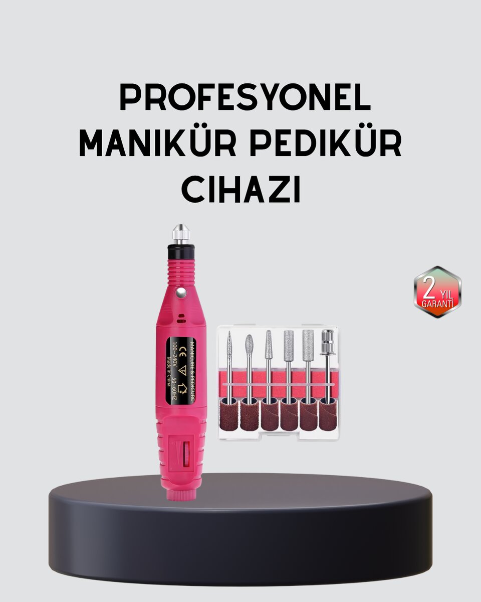 Tırnak Matkap Makinesi – Profesyonel Manikür Pedikür Cihazı, Ayarlanabilir Hız ve Sessiz Çalışma 1 Tırnak Matkap Makinesi – Profesyonel Manikür Pedikür Cihazı, Ayarlanabilir Hız ve Sessiz Çalışma