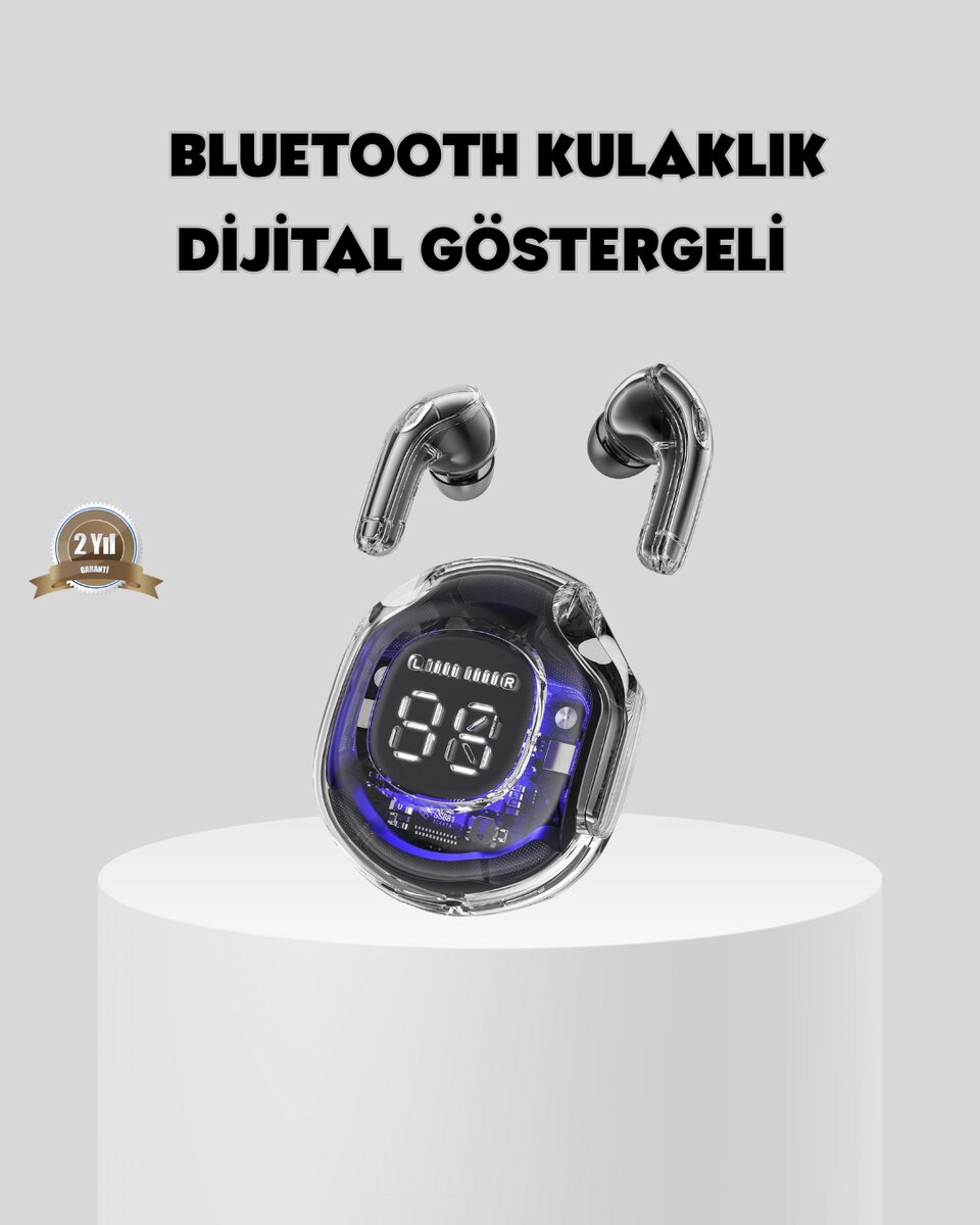 Bluetooth 5.3 TWS Kulaklık Gürültü Engelleyici Üçlü Mikrofonlu Ergonomik Tasarım 1 Bluetooth 5.3 TWS Kulaklık Gürültü Engelleyici Üçlü Mikrofonlu Ergonomik Tasarım