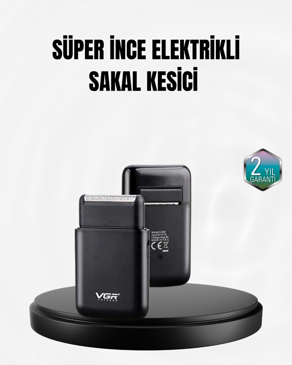 Taşınabilir Elektrikli Tıraş Makinesi USB Şarjlı 5W Motor ve 0.3 mm Hassas Kesim 1 Taşınabilir Elektrikli Tıraş Makinesi USB Şarjlı 5W Motor ve 0.3 mm Hassas Kesim