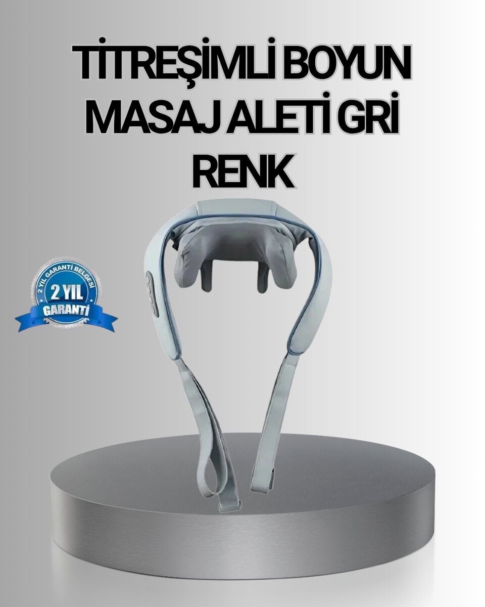 Titreşimli Boyun Masaj Cihazı Isı Terapili Şarjlı VNB-01 Ergonomik U Tasarım 1 Titreşimli Boyun Masaj Cihazı Isı Terapili Şarjlı VNB-01 Ergonomik U Tasarım