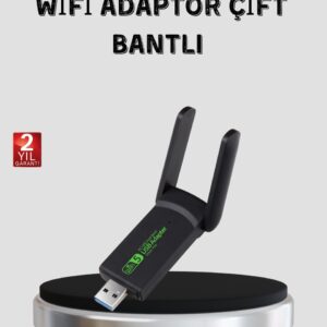 Haydiburaya 9 1200 Mbps Dual Band WiFi Adaptör – 5.8G & 2.4G Çift Antenli