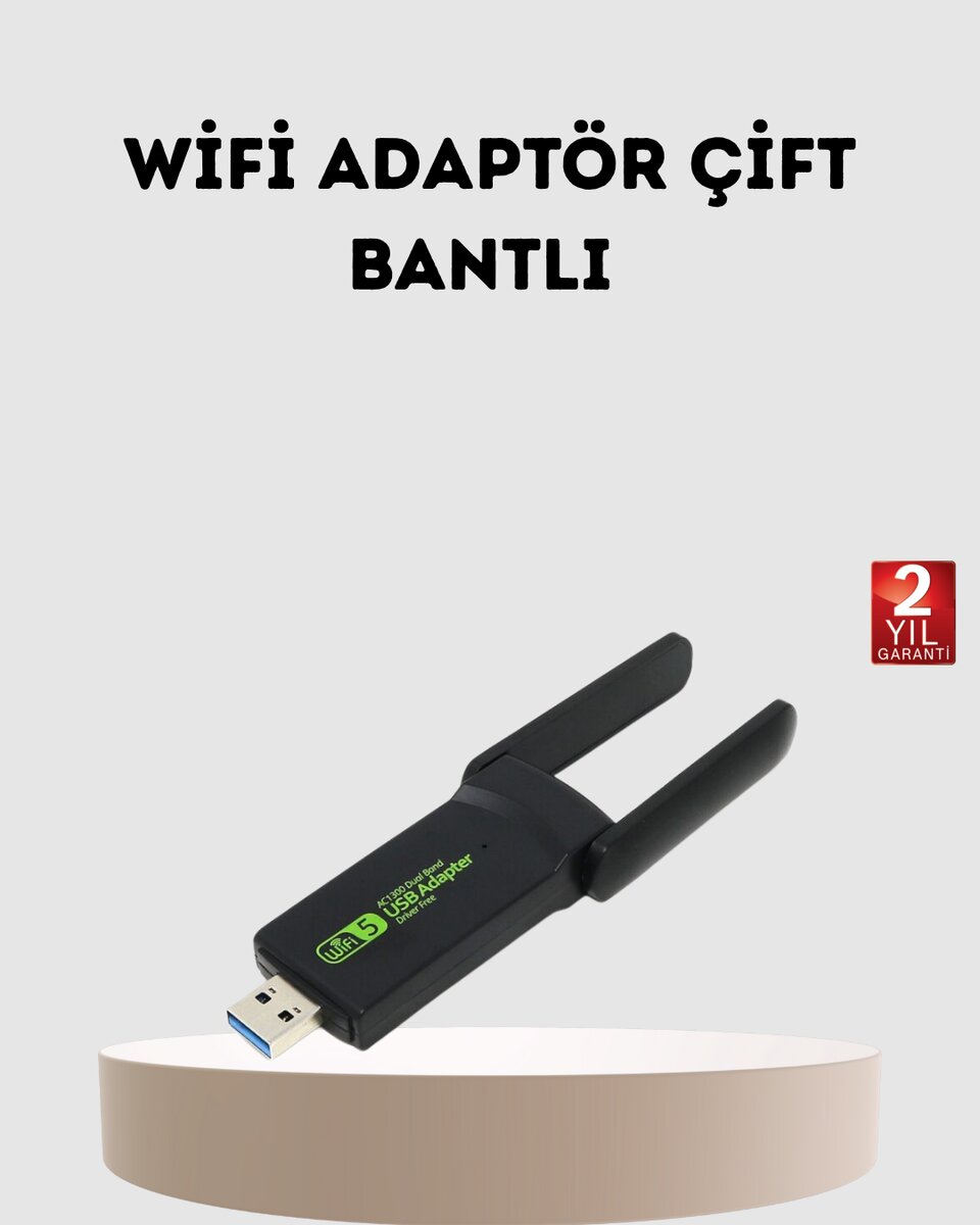 Ultratekno Dual Band WiFi Adaptör – 1200 Mbps USB 3.0 Çift Antenli Geniş Kapsama Alanı ve Yüksek Hız 1 Ultratekno Dual Band WiFi Adaptör – 1200 Mbps USB 3.0 Çift Antenli Geniş Kapsama Alanı ve Yüksek Hız
