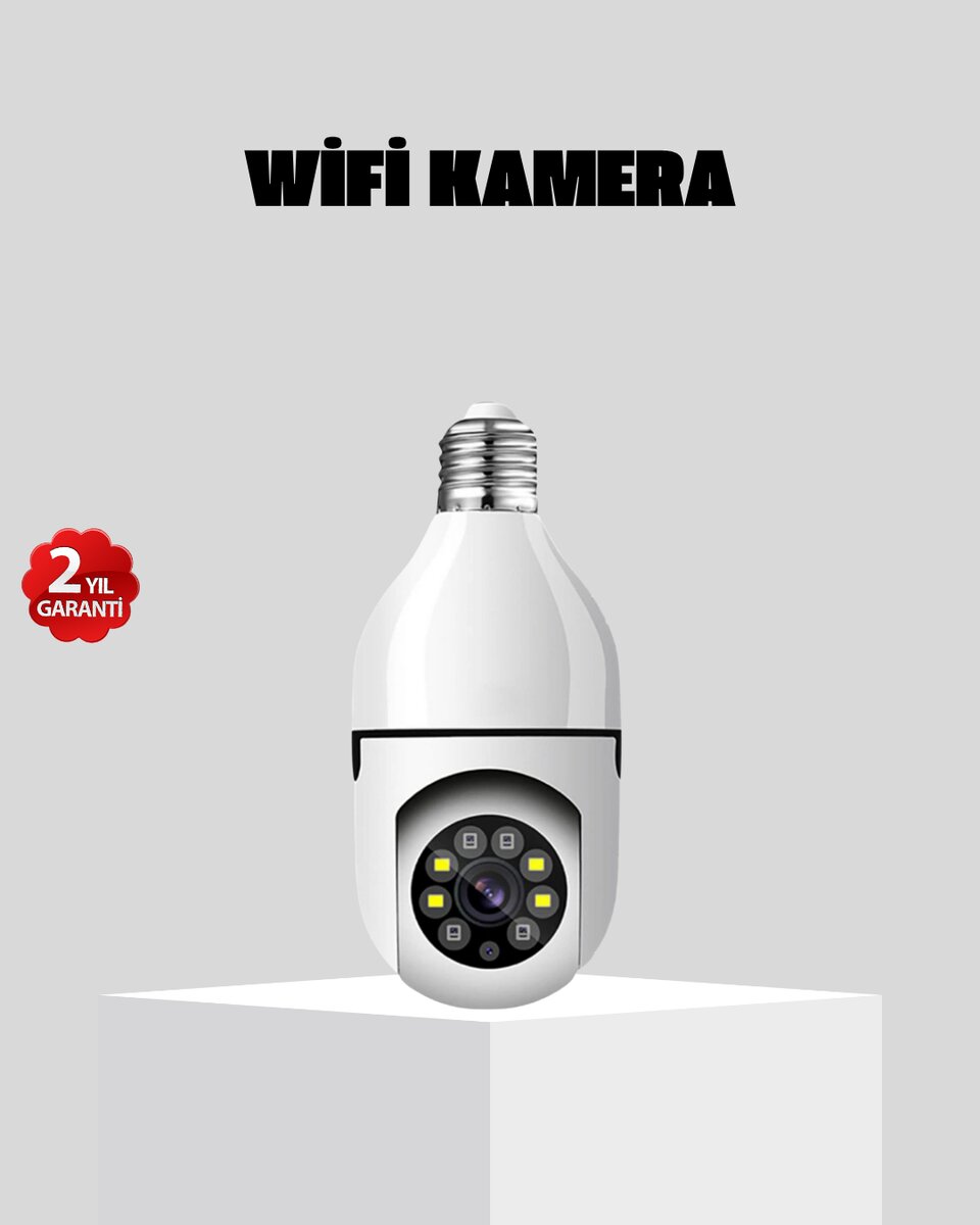 Akıllı Duy Kamera 360 Derece Dönebilir ve PTZ Teknolojili 1 Akıllı Duy Kamera 360 Derece Dönebilir ve PTZ Teknolojili