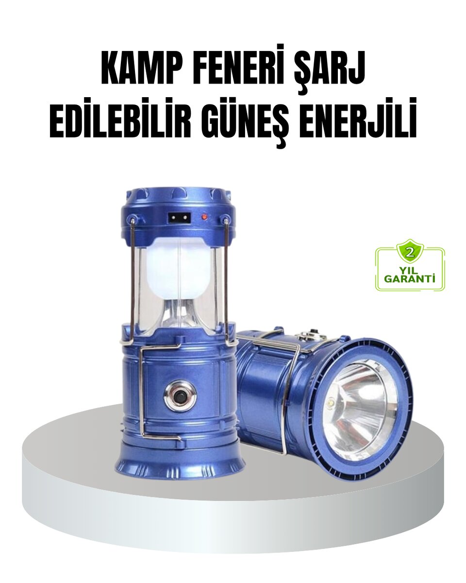 Güneş Enerjili Kamp Lambası Şarjlı Taşınabilir Kompakt Açık Hava Işığı 1 Güneş Enerjili Kamp Lambası Şarjlı Taşınabilir Kompakt Açık Hava Işığı
