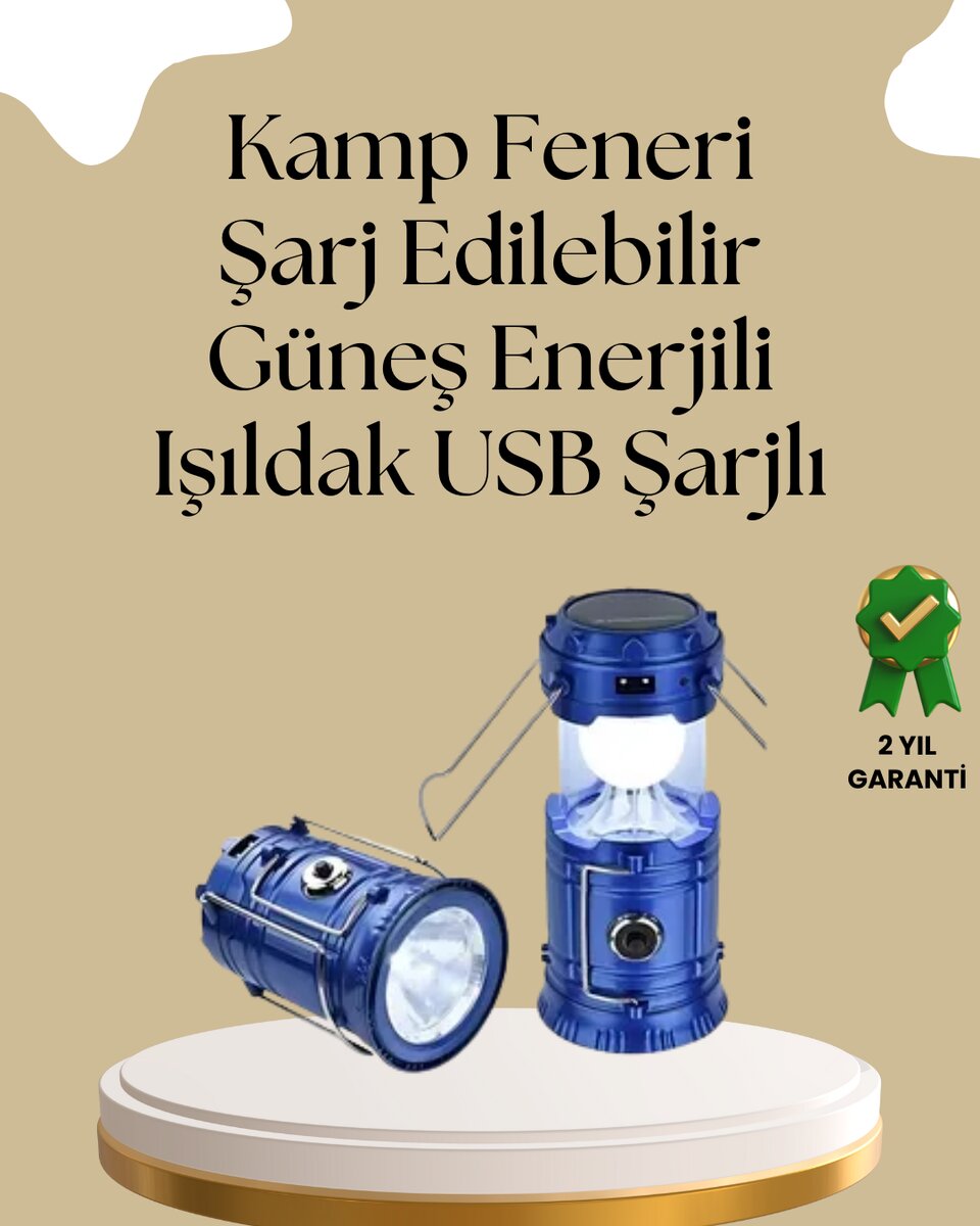 Güneş Enerjili Katlanabilir Kamp Feneri – USB Şarjlı Hafif ve Çok Fonksiyonlu 1 Güneş Enerjili Katlanabilir Kamp Feneri – USB Şarjlı Hafif ve Çok Fonksiyonlu